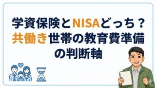 学資保険とNISAどっち？共働き世帯の教育費準備の判断軸