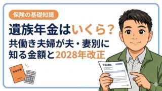 遺族年金はいくら？共働き夫婦が夫・妻別に知る金額と2028年改正