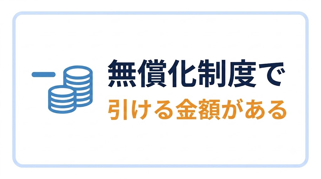 その総額、全部は払わなくていい｜無償化制度で引ける金額