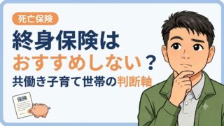 終身保険はおすすめしない|共働き子育て世帯にいらない3つの理由と例外