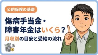 傷病手当金・障害年金はいくら？月収別の金額と受給の流れ