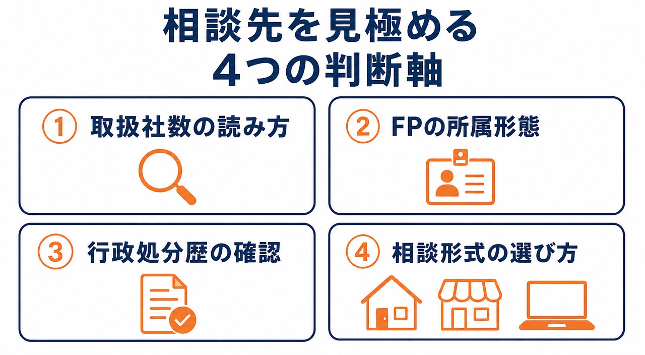 4つの判断軸の全体図
