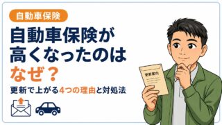 自動車保険が高くなったのはなぜ?更新で上がる4つの理由と対処法